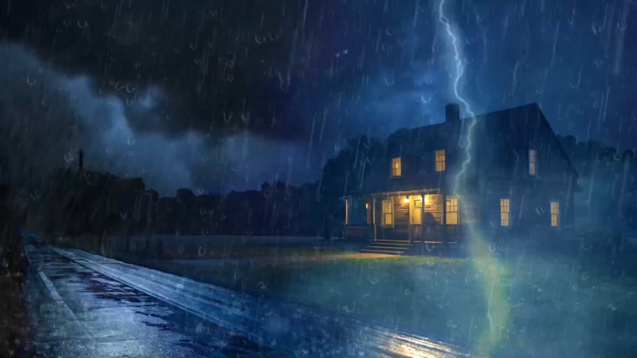 Fall Asleep Faster to Heavy Rain & Thunder | Relaxing Tin Roof Sounds with Cozy Rain Ambience ⛈️