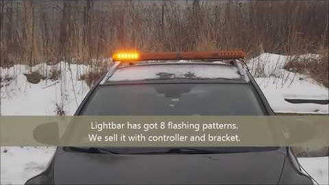 Warning LED Lightbar 110 cm, R65 and R10 APPROVED, Made in Poland