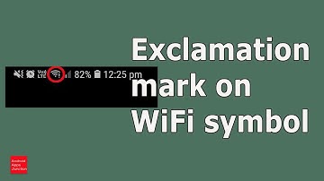 Fix ! Exclamation mark on WiFi Android | WiFi connected but no internet access