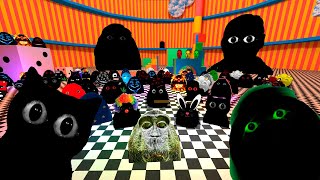 Angry MUNCI Family and Monkey Munci Chasing Me in Digital Circus in Garry's Mod! screenshot 5