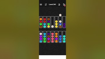 Ball Sort Color Water Puzzle Level 341-350 Walkthrough Solution iOS/Android