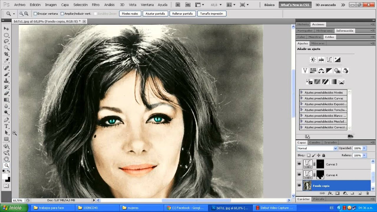 Blanco y negro a color muy sencillo - YouTube