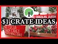 🎄 MUST SEE $1 DOLLAR TREE DIY CHRISTMAS CRATE HACKS | DIY WOODEN DOLLAR TREE CRATE DECOR IDEAS🎄