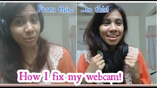 How I Fix my Webcam - Hair dryer to the rescue! | Nad's Random Tips