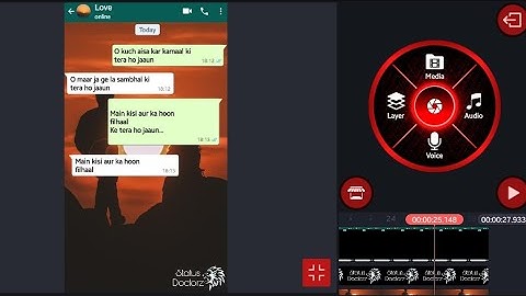 How To Create Trending WhatsApp Status Video Tutorial || WhatsApp Chat Status || Kinemaster Editing