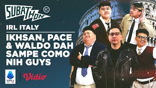 Download Lagu IRL ITALY : IKHSAN, PACE \u0026 WALDO DAH SAMPE COMO NIH GUYS!! MP3