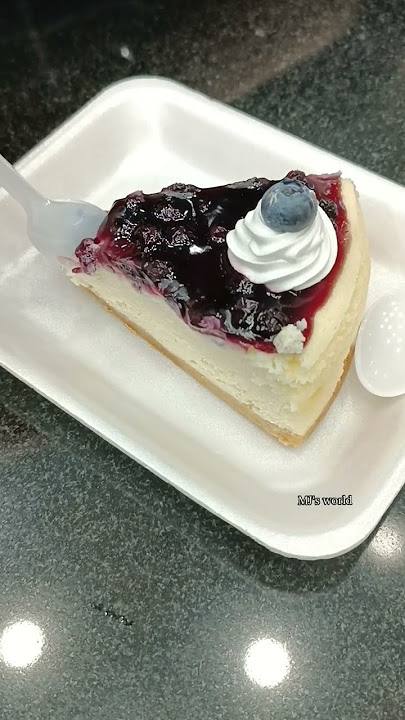 Blueberry cheese cake🍰😋 #shorts #dessert #youtubeshorts #trending