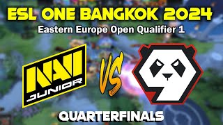 Navi Junior Vs 9Pandas - Esl One Bangkok 2024: Eastern Europe Open Qualifier 1