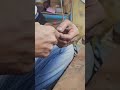 ✨ Gold Ring Me Neelam Stone Fitting | Handcrafted Jewellery Shorts 💍 #trending #gemstonejewellery