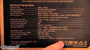 SilverStone Heligon HE01 Twin Tower 300 Watt AMD/Intel CPU Cooler Unboxing & First Look