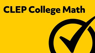 Best Free CLEP College Math Study Guide