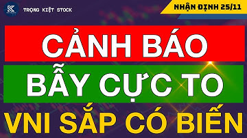 🔴CẢNH BÁO BẪY CỰC LỚN XUẤT HIỆN - VNINDEX SẮP CÓ BIẾN !!