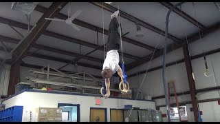HOW TO LEARN TO DO A HANDSTAND ON STILL RINGS - RINGS HANDSTAND TUTORIAL - Gymnastics Tutorials