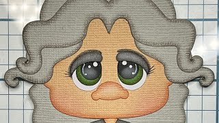 Scrapbooking: svg paper piecing granny