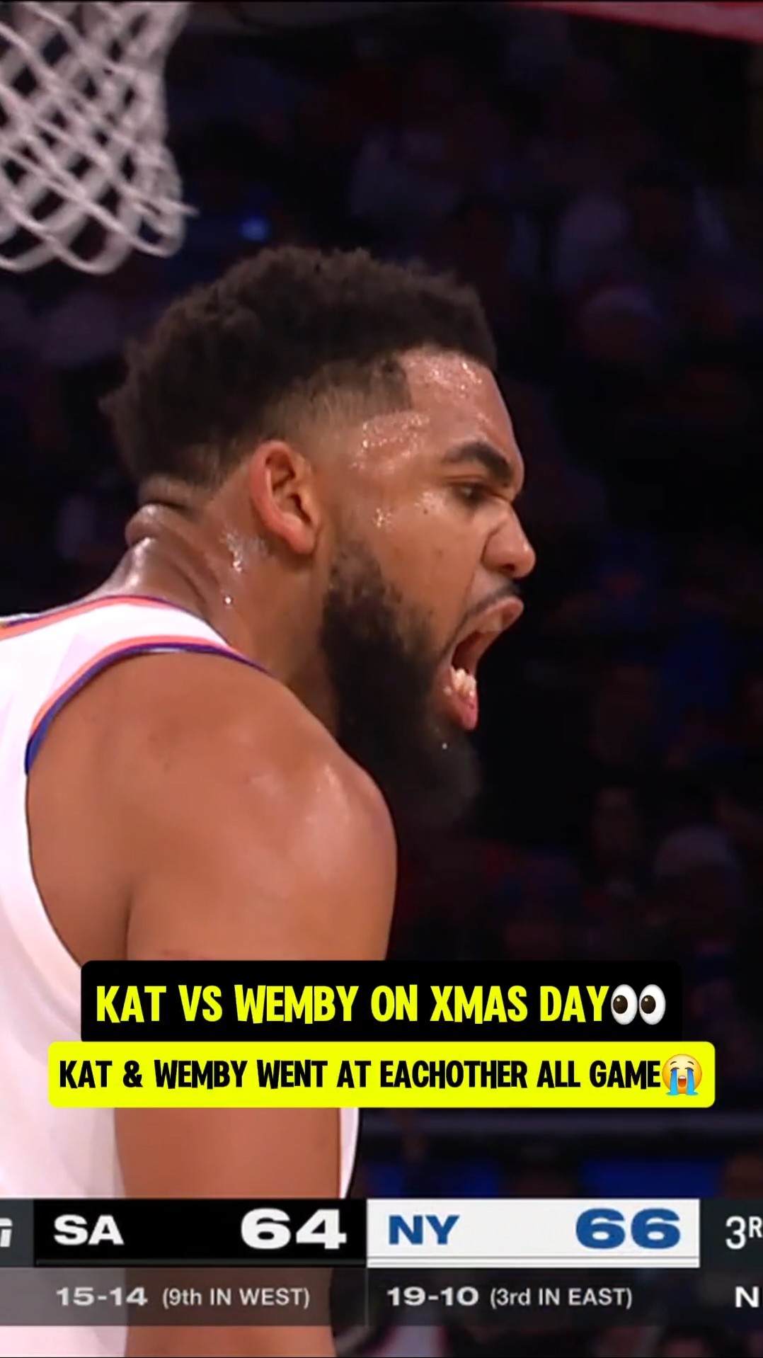 KAT \u0026 Wemby went off on Xmas day?