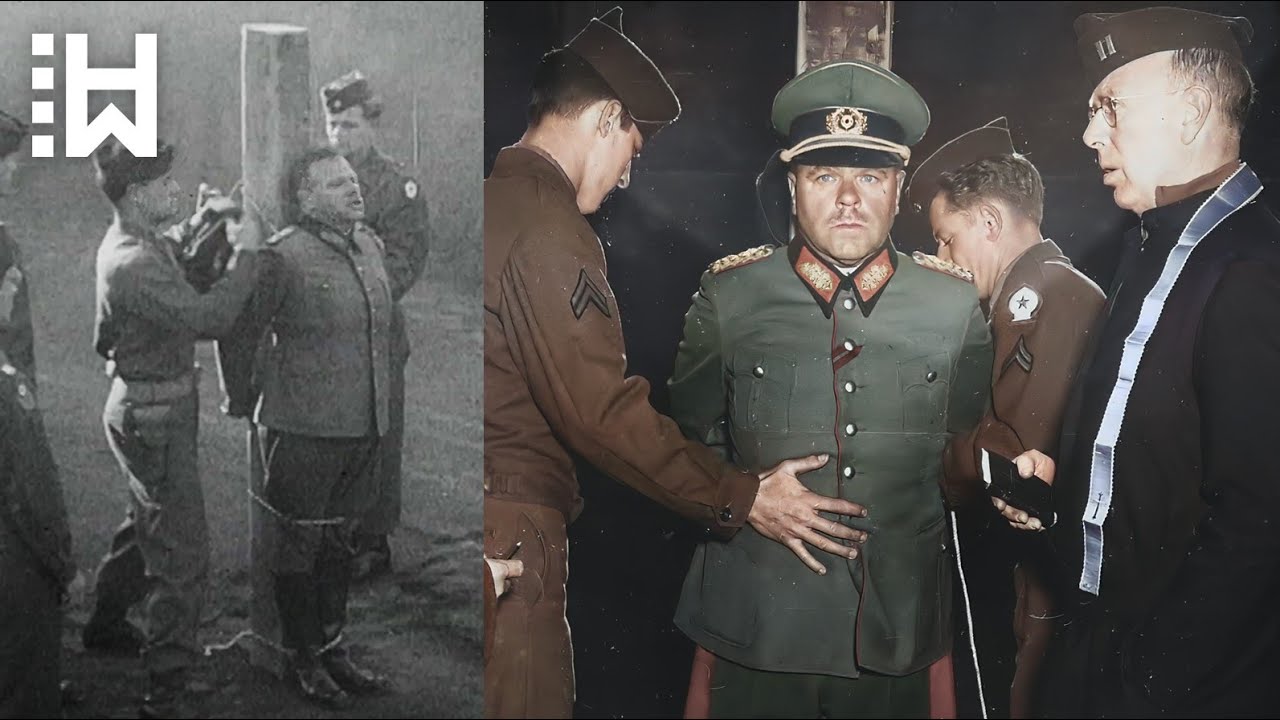 Ejecución del general Nazi que masacró a 15 personas y luego pidió clemencia - Anton Dostler