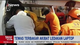 Seorang Pria Tewas Terbakar Akibat Ledakan Laptop Saat Mengisi Daya - iNews Pagi 28/06