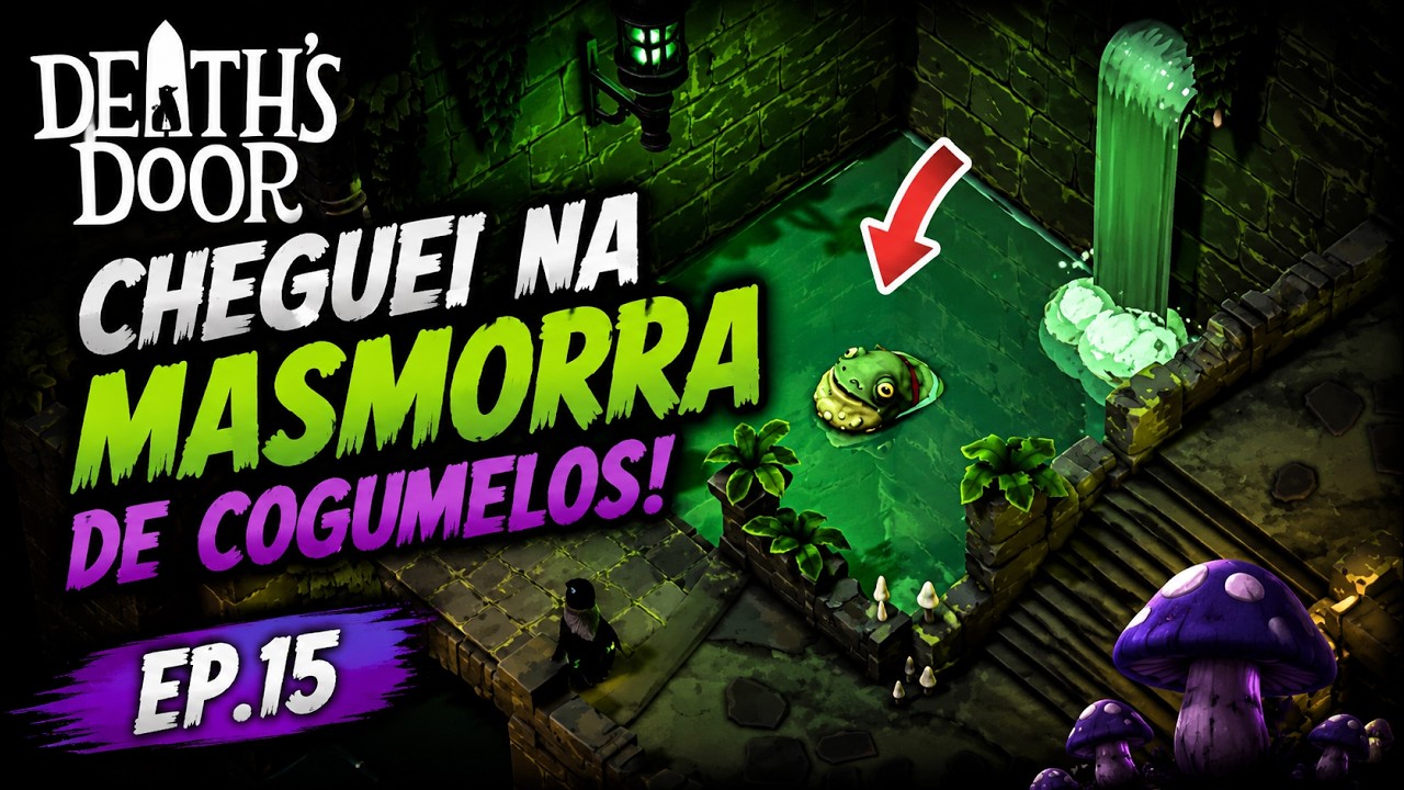 🍄 CHEGUEI NA MASMORRA DOS COGUMELOS! O LUGAR MAIS ESTRANHO ATÉ