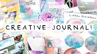 Creative Journaling Session 51! Ft. Little Rainbow Moon | AD