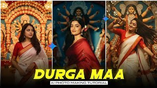 ऐसा Viral 3D Durga Maa Murti Decoration Photo & Video कैसे बनाए | Navratri Special Editing 2025 screenshot 3