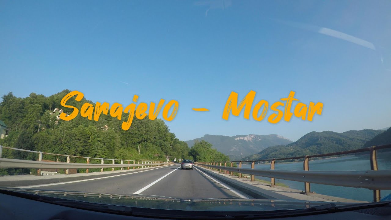 Drive from Sarajevo to Mostar #driving #travel #cardriving #dashcam #car