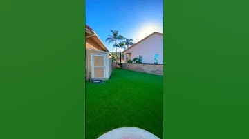 Backyard Transformed | Before & After Artificial Grass is Installed #artificialgrass #landscaping