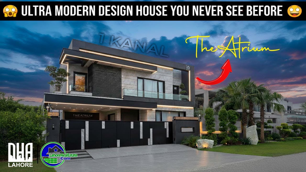 🤯 YOU WON'T BELIEVE This 1 Kanal Ultra Modern House Design! | The Atrium in DHA Lahore