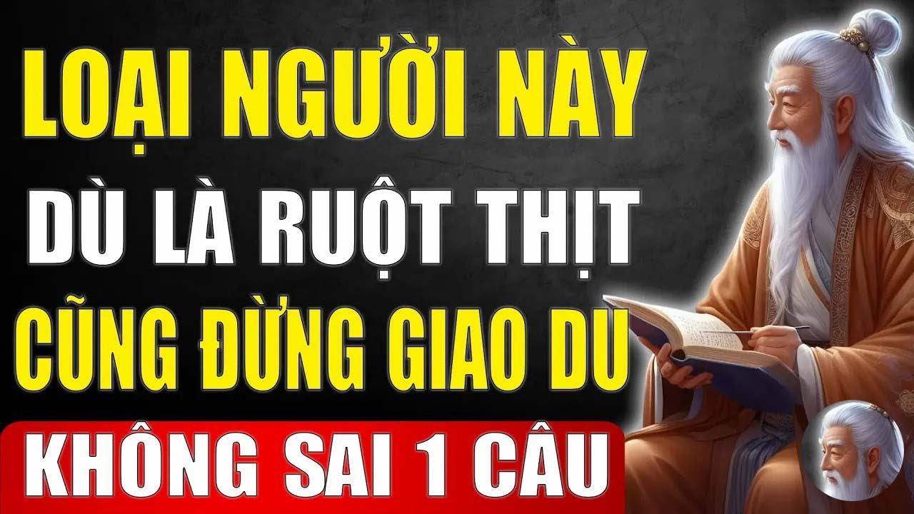 Cổ Nhân Tiết Lộ   Loại Người Tuyệt Đối Không Được Giao Du, Dù Là Tình Thân Ruột Thịt