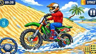 Motocross Beach Bike Stunt Racing Game - Kids Games - Children's Games  - New Bike Game For Kids screenshot 4