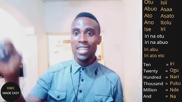Count Big numbers in Igbo upto Million