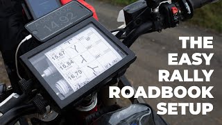 The easy rally roadbook setup I used for the Kielder 500 screenshot 5