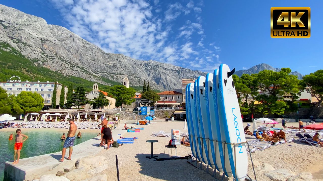 Baška Voda 🇭🇷 CROATIA  |  A Hidden Gem of Croatia in 4K 🇭🇷