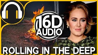 Adele - Rolling in the Deep | 16D Music (Better than 8D AUDIO) 🎧 Resimi