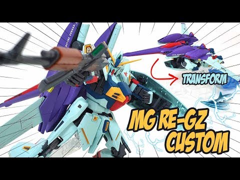 <strong>Gundam</strong> Using AK-47? - <strong>MG</strong> Re-GZ Custom Speed Build Review