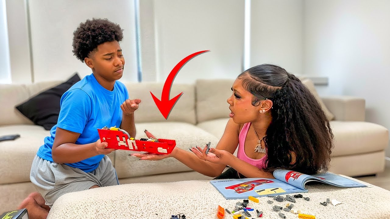 SISTER Gets TEASED For Her LEGO OBSESSION, Dad Teaches A Lesson