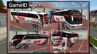 Livery MPM Bus Ori lengkap - Bussid