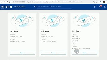 Move Emails Between 1&1 Ionos Accounts / Contracts