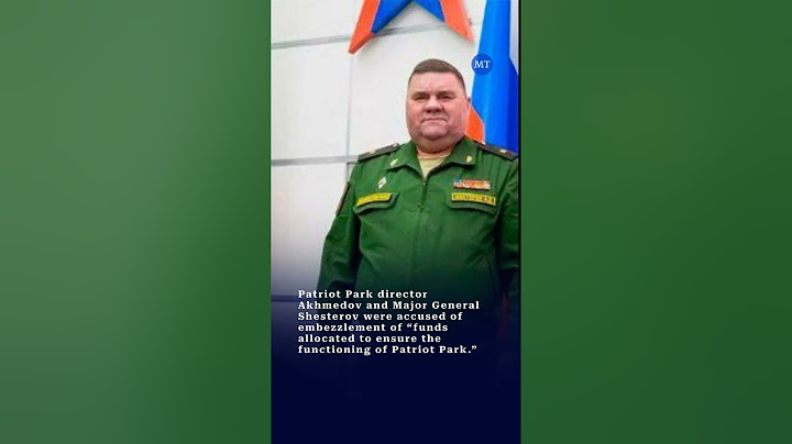 Head of Russian Army’s Theme Park, Major General Arrested on Fraud Charges