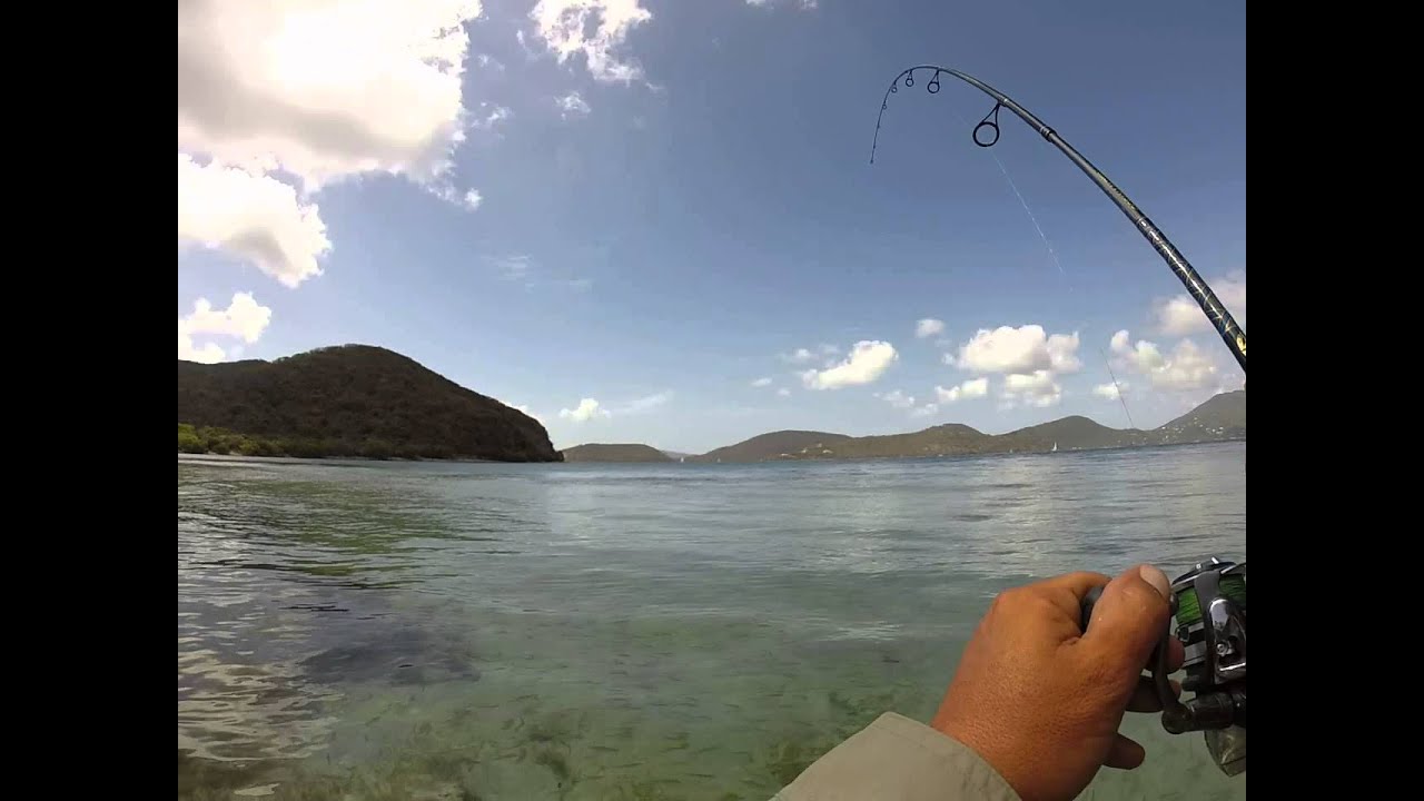 spin fishing st. john