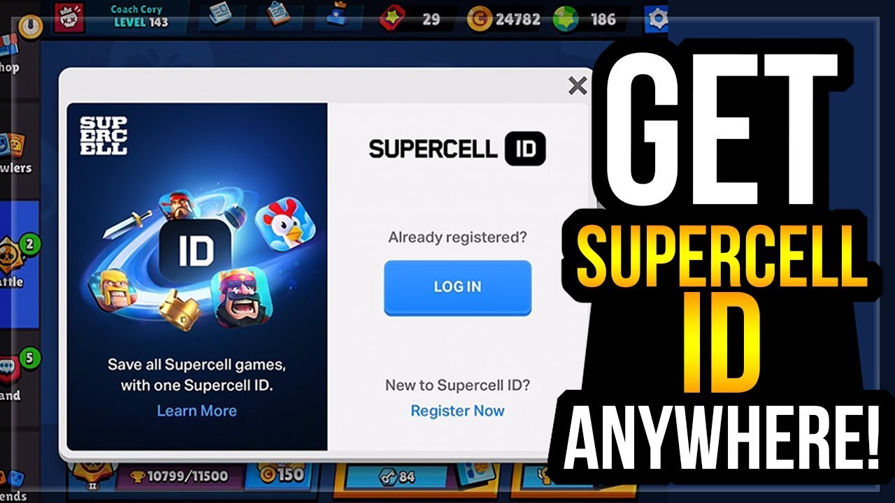 How To Get Supercell Id For Brawl Stars In Any Country Youtube - brawl stars connect supercell id brawler