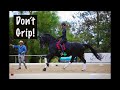 How Not to Grip with your Legs in Canter