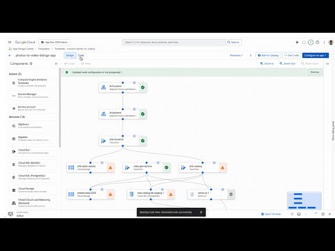 Design application infrastructure on Google Cloud using Gemini Cloud Assist