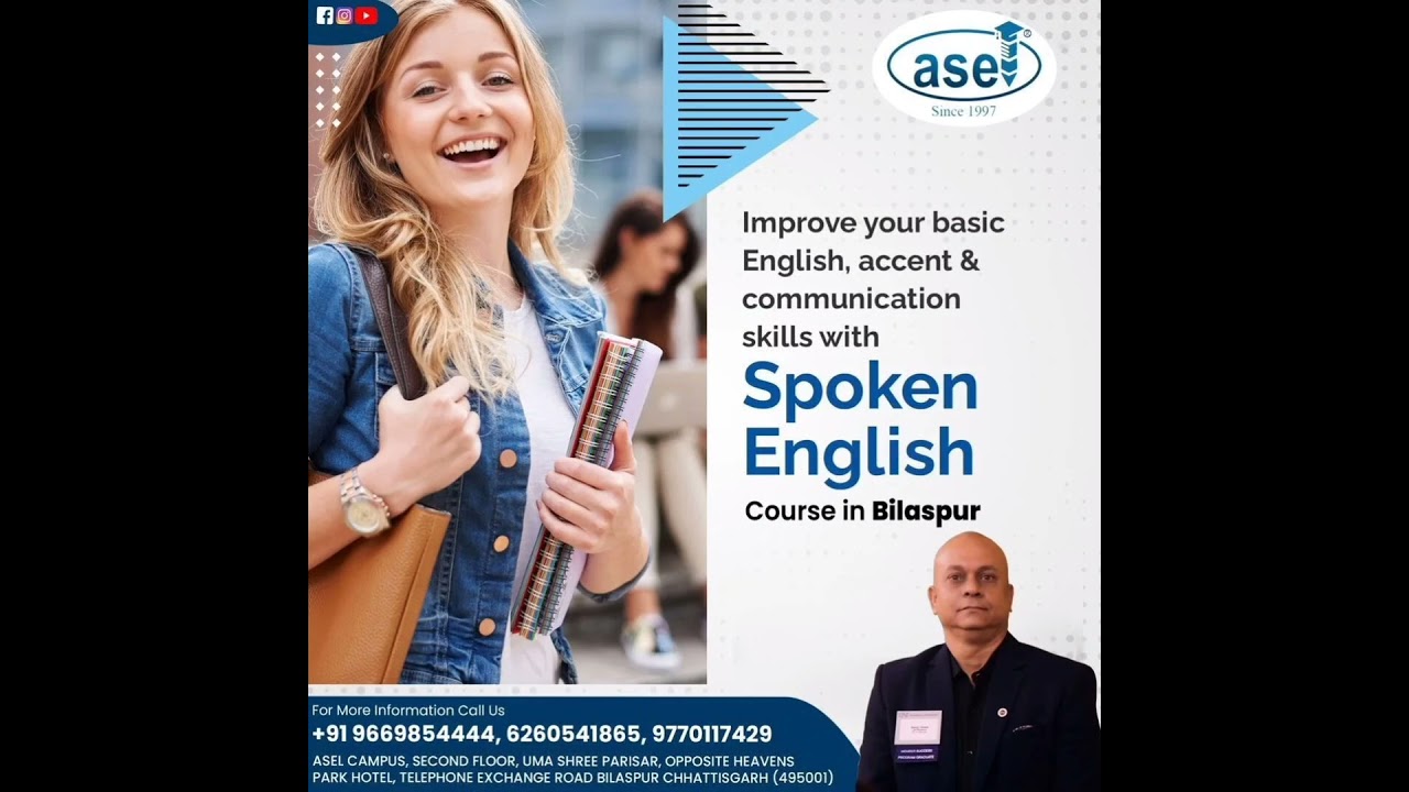 Mastering Language Excellence: Spoken English Course at Asel English, Bilaspur, Chhattisgarh