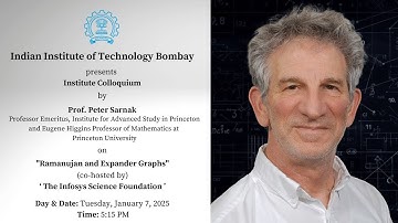 Institute Colloquium by Prof. Peter Sarnak