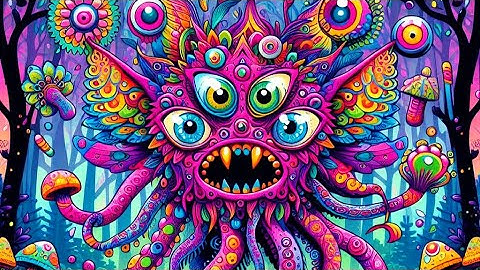 Psychedelic jungle monster return by DjMoL7y