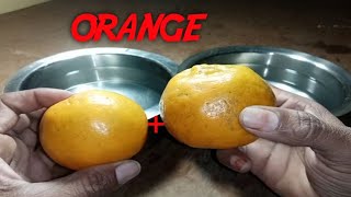Density experiment with oranges why Does the Heavier orange float  orange and water experiment