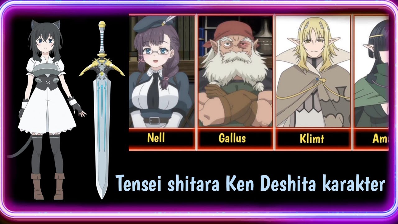 Tensei shitara Ken Deshita' Announces Lead Cast 