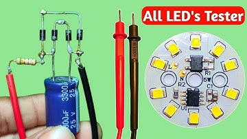 How to make LED tester || Universal LED tester