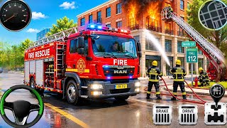 Fire Truck City Rescue Simulator - 911 US Emergency Fire Truck Driving 3D - All -Day-Gameplay....... screenshot 4