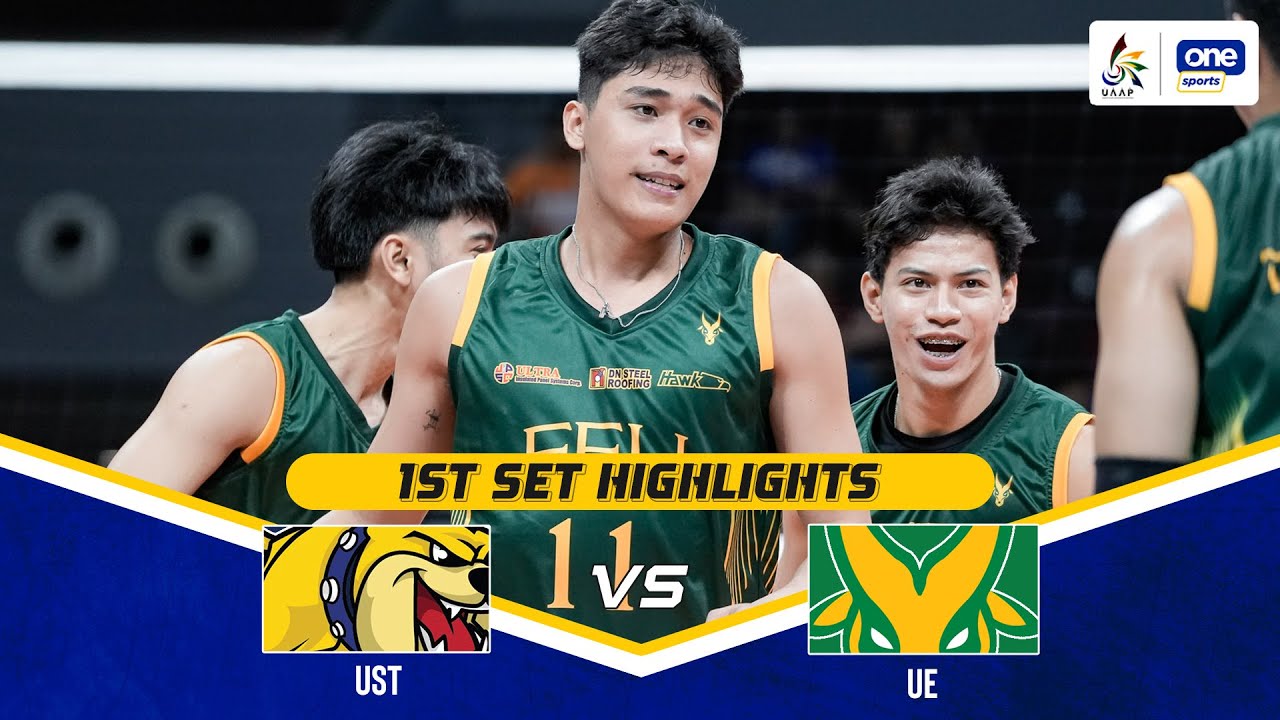 FEU vs. NU | SET 1 GAME HIGHLIGHTS | UAAP SEASON 87 MEN'S VOLLEYBALL ...